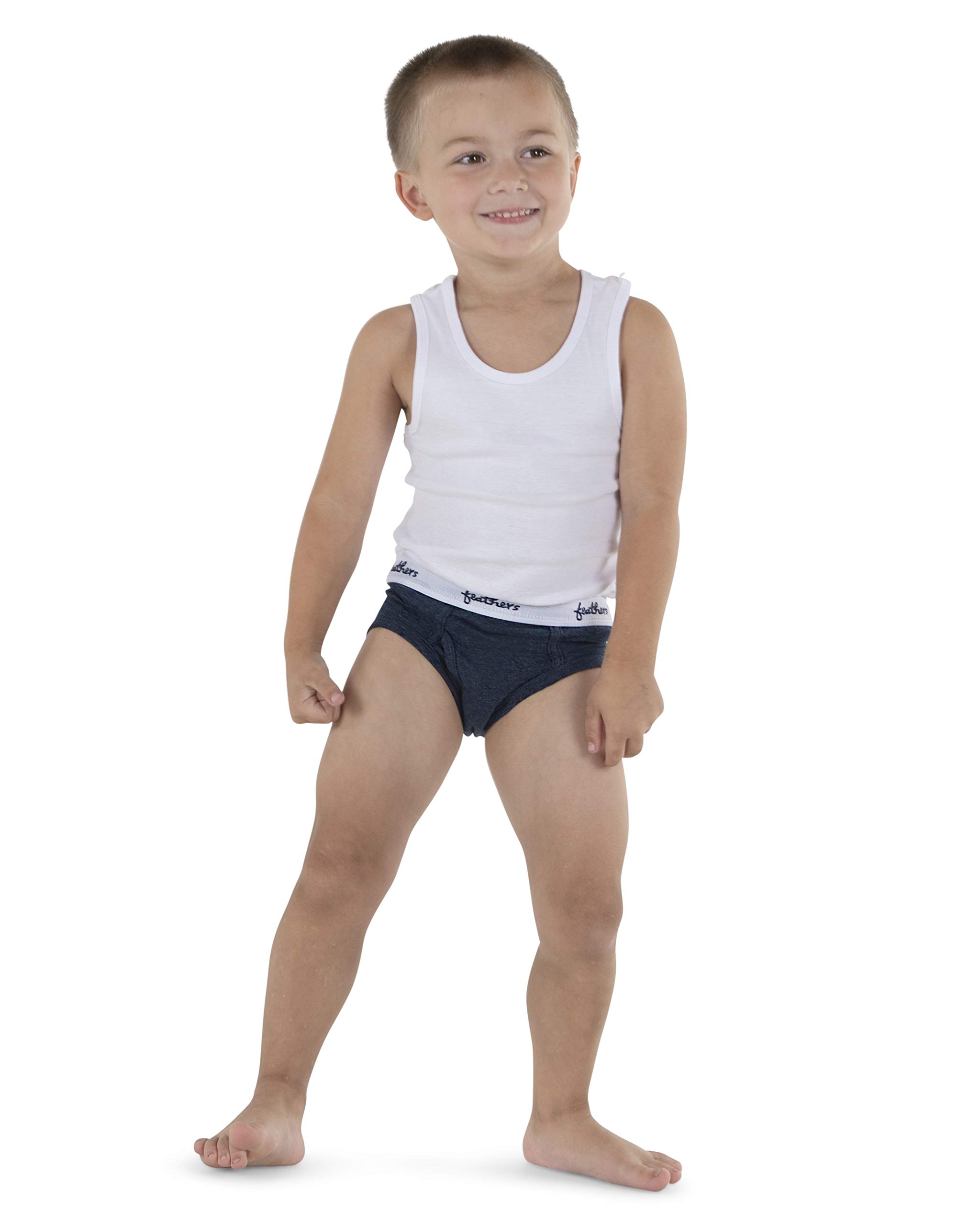 Feathers Boys' Cotton Strech Tagless Briefs Underwear - (3/pack) - Image 3