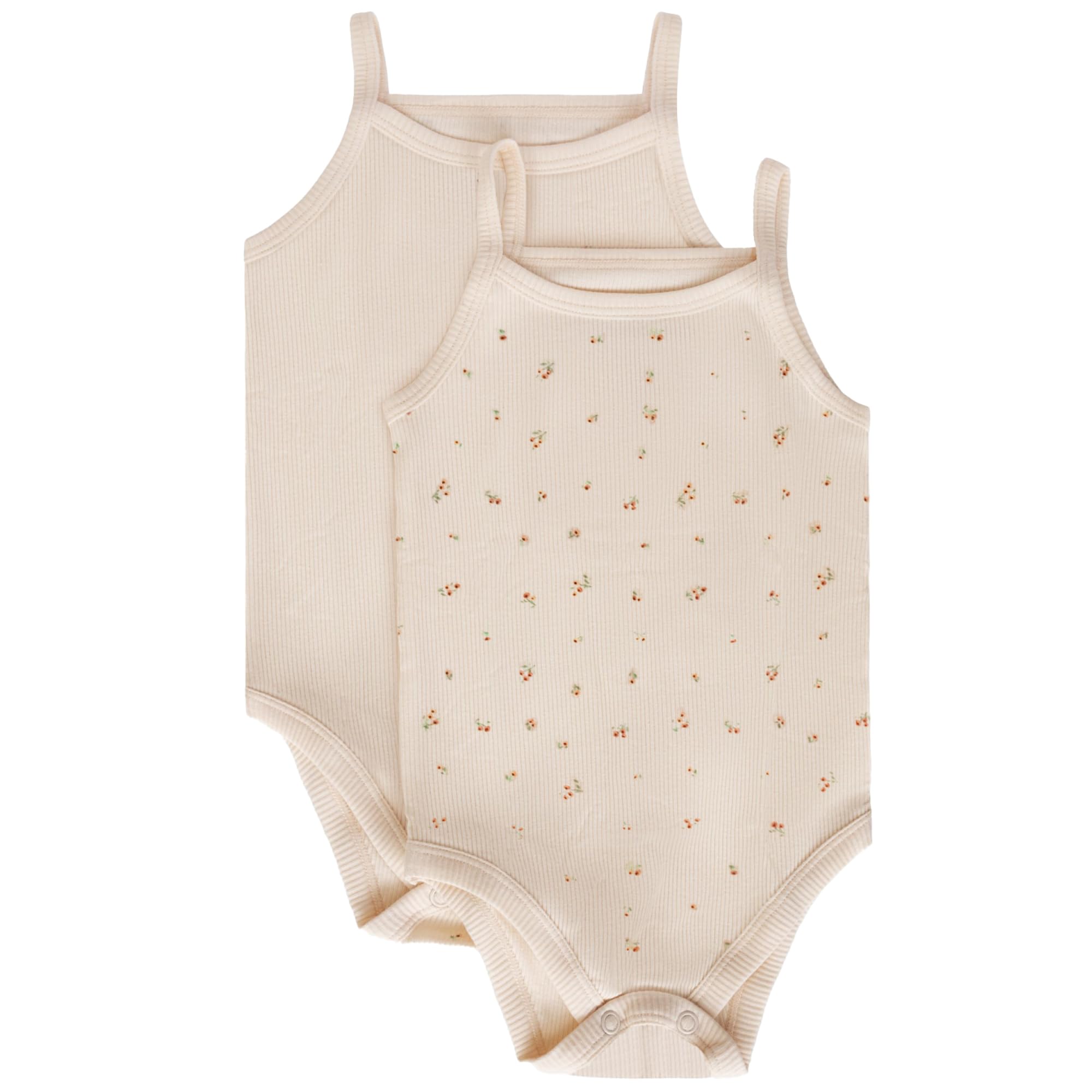 Feathers Super Soft Cotton Tank Top Baby Girl Undershirts – One-Piece Toddler Bodysuit (2 Pack) - Image 7